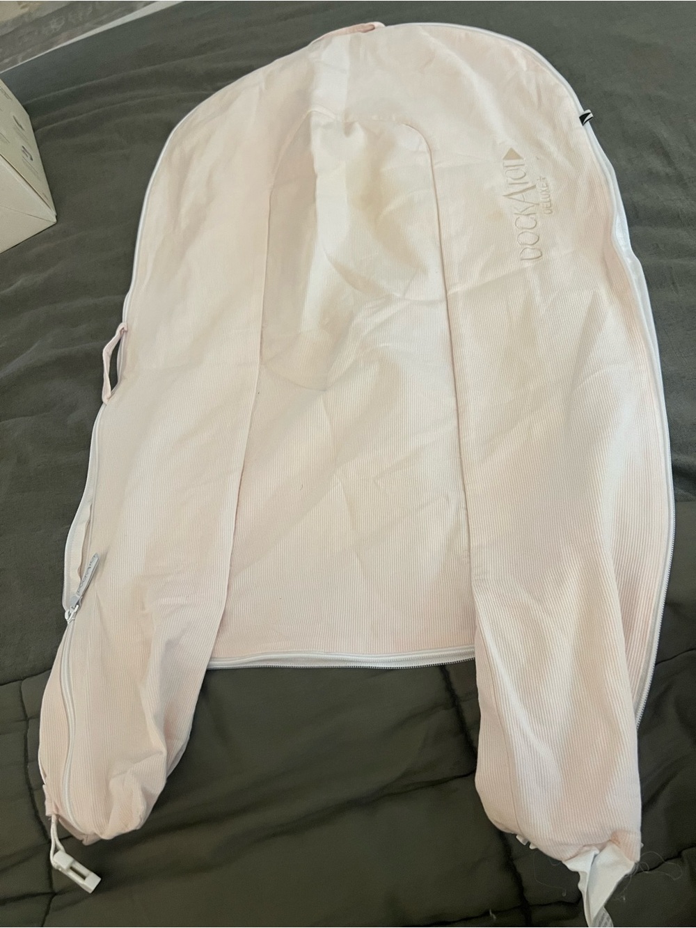 DockATot Deluxe Light Pink Replacement Lounger Cover - Soft Zippered